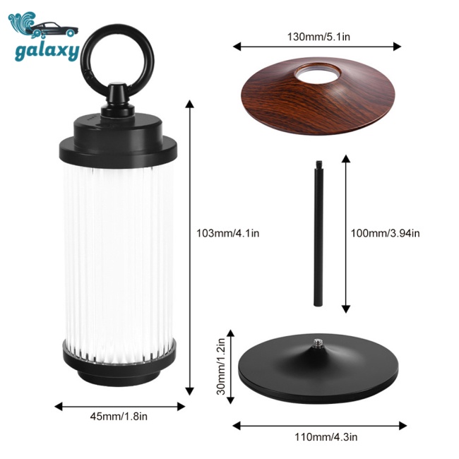 Galaxy Đèn Pin Cắm Trại Đa Năng Sạc Usb Type-c