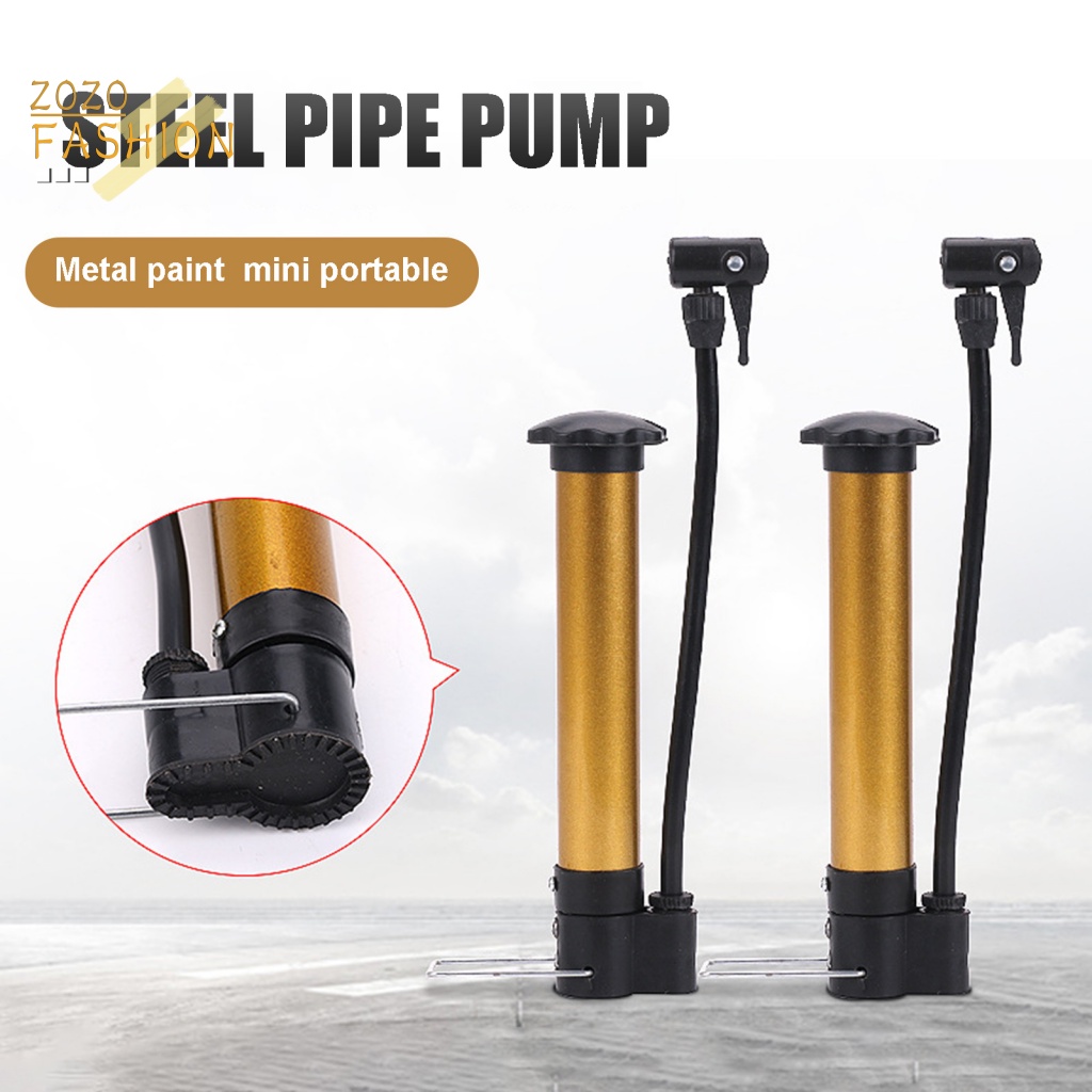 Bơm Xe Đạp Đa Năng Di Động Hình Tròn Tiện Dụng