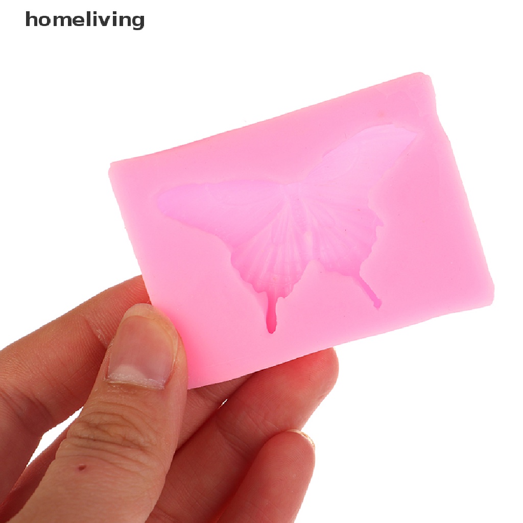 Khuôn Silicone Làm Bánh Kẹo Hình Bướm 3D DIY