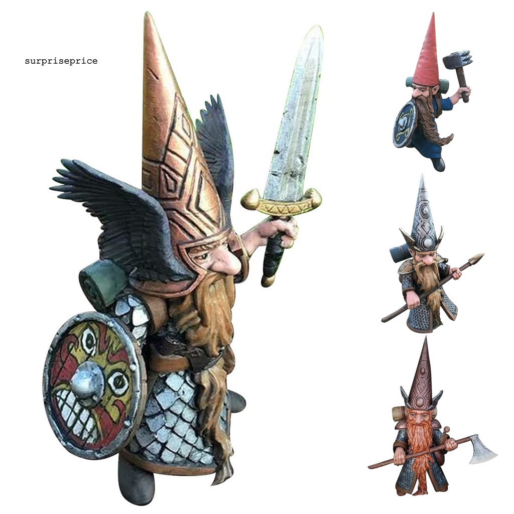 Mô Hình Bức Tượng Râu Dài Di Động Cho Sân Vườn Ngoài Trời