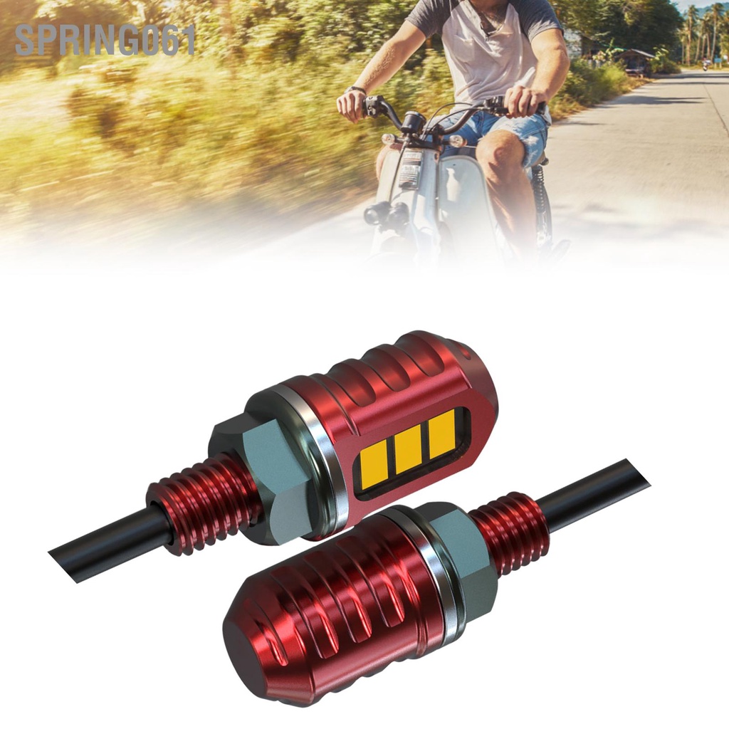 Spring061 Vít Bolt Light Độ sáng cao Biển số Đèn LED báo rẽ Bóng đèn đuôi