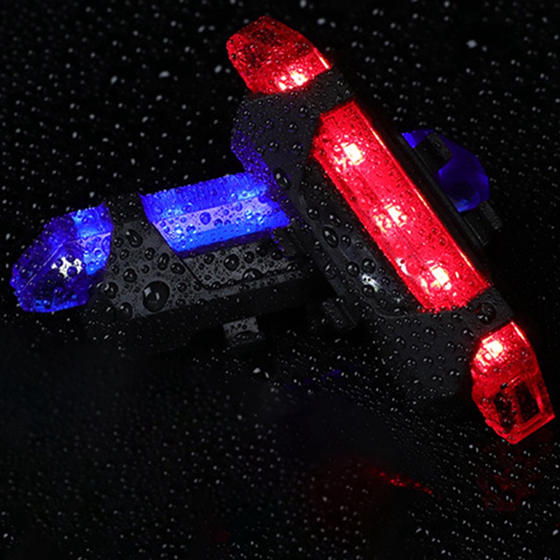 Đèn LED Cảnh Báo Gắn Đuôi Xe Đạp Có Cổng Sạc USB