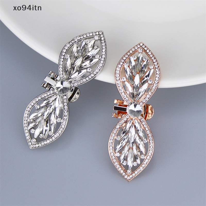 Khóa Kẹp Kim Loại Đính Đá Trang Trí Giày Thời Trang Cho Nữ