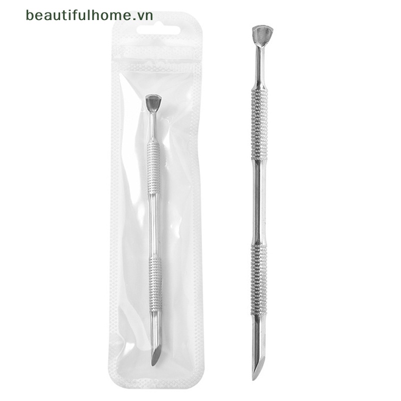 Dụng Cụ Hai Đầu Bằng Thép Không Gỉ Chuyên Dụng Cho Làm Móng