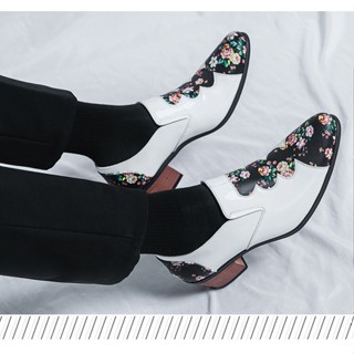 Giày Lười Da Cao Su Mũi Nhọn Thời Trang Công Sở Dành Cho Nam 6Cm Có Size Lớn 38-46