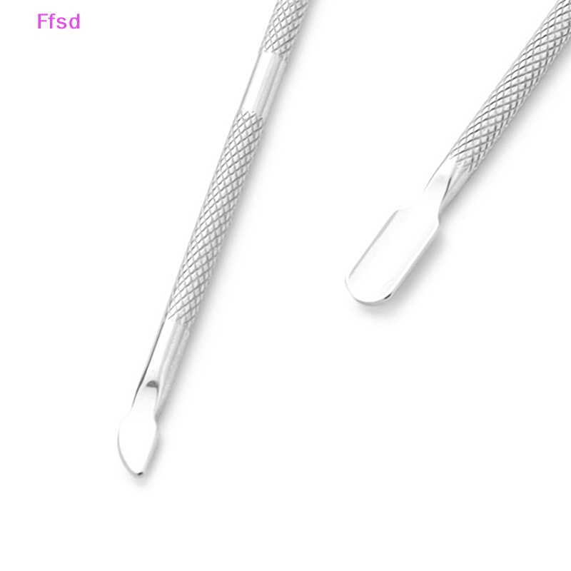 {Ffsd} Dụng Cụ Hai Đầu Làm Sạch Da Chết Móng Tay Dạng Muỗng * Bán Chạy