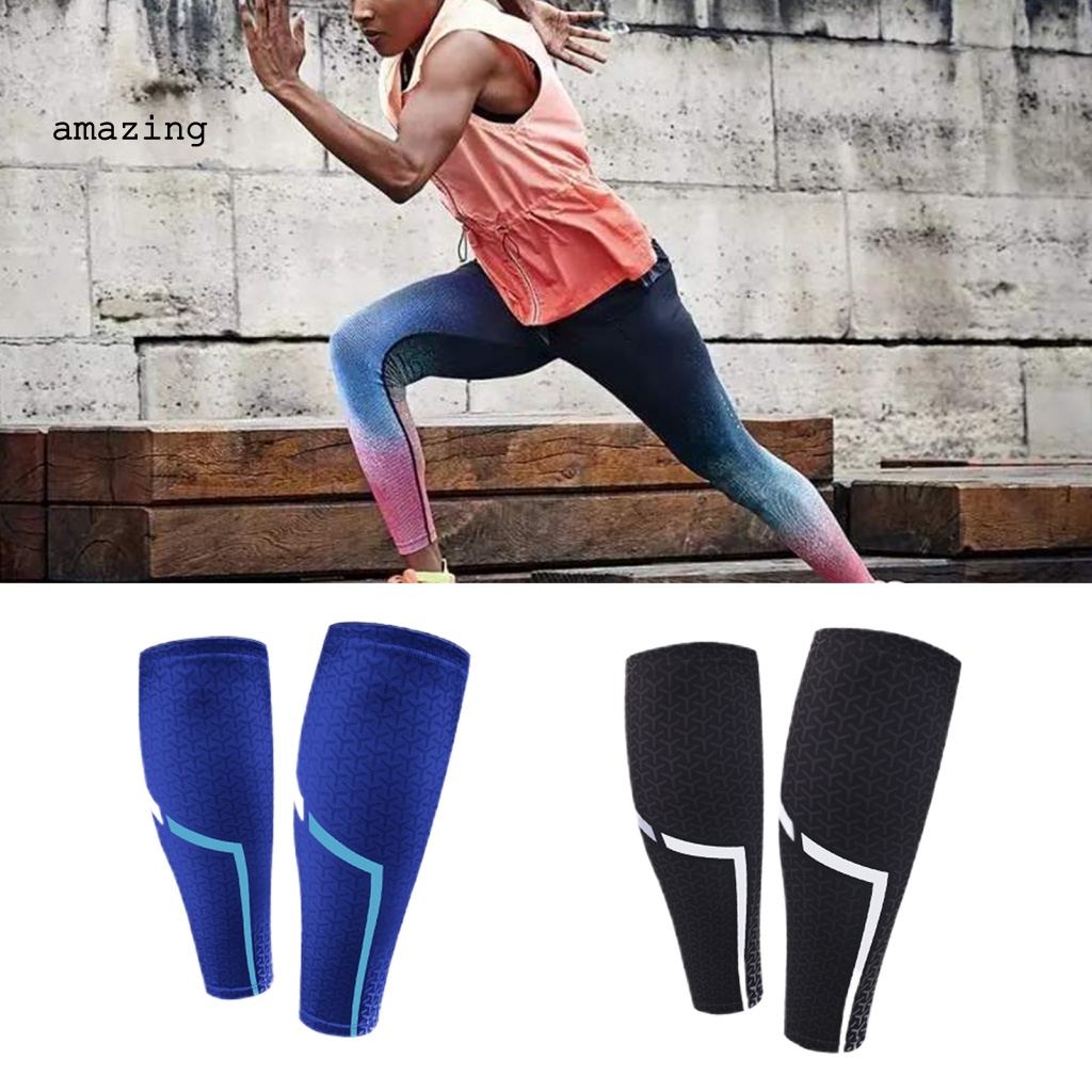 1 Cái Vớ Nén Bắp Chân Unisex Hỗ Trợ Luyện Tập Thể Thao Bóng Rổ Chạy Bộ Bóng Đá