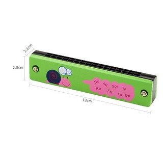 Kèn Harmonica đồ chơi 24 lỗ bằng gỗ cho bé