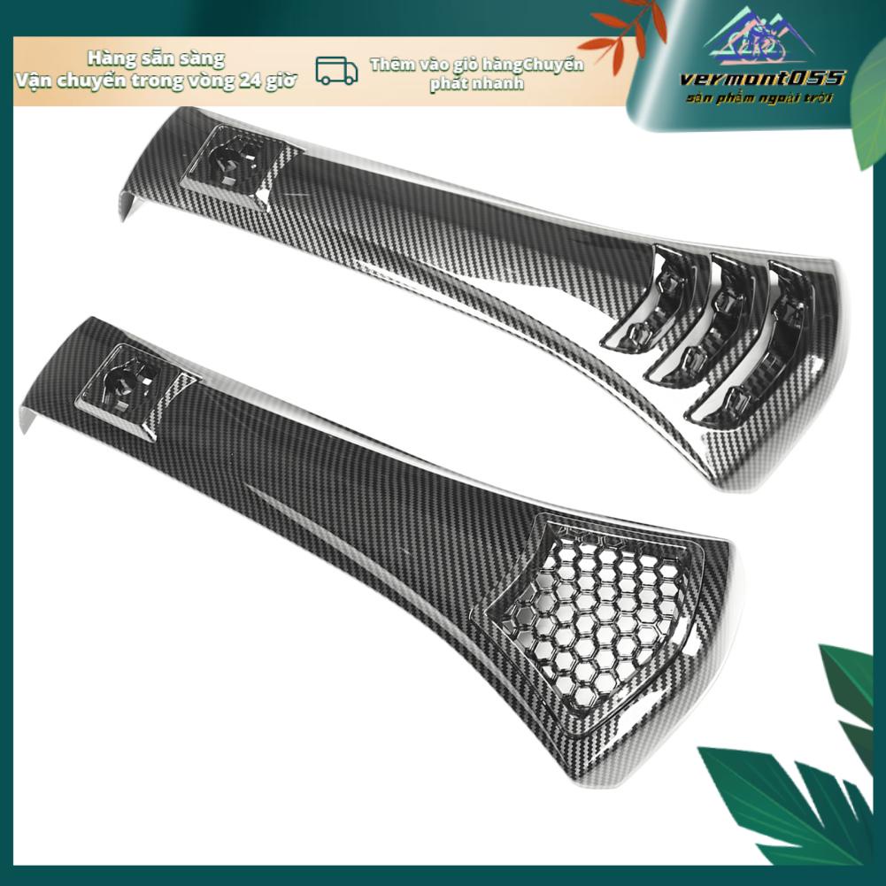 Vermont055 Vỏ Fairing Đầu Xe Máy Kiểu Sợi Carbon Giá Đỡ Cà Vạt Sừng Trước Thay Thế Cho VESPA GTS 250 300 GTV 2019‑2021