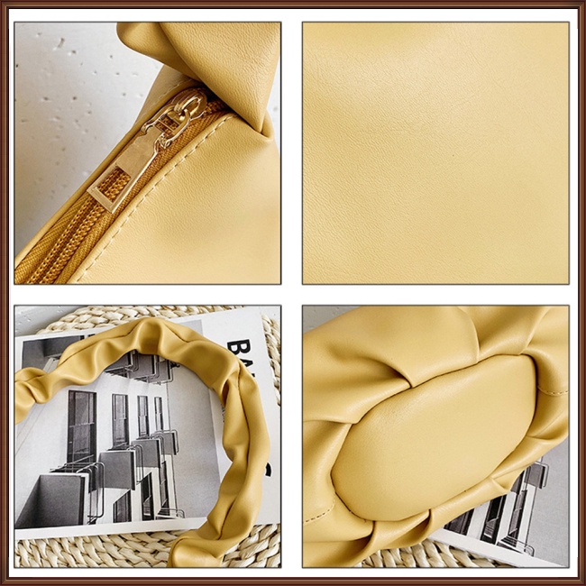 Túi Xách Da Pu Có Khóa Kéo Phong Cách Hàn Quốc Cho Nữ