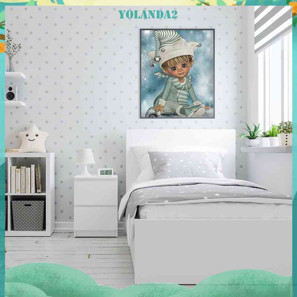 Tranh Đính Đá Kim Cương Toàn Bộ 5D DIY Hình Búp Bê