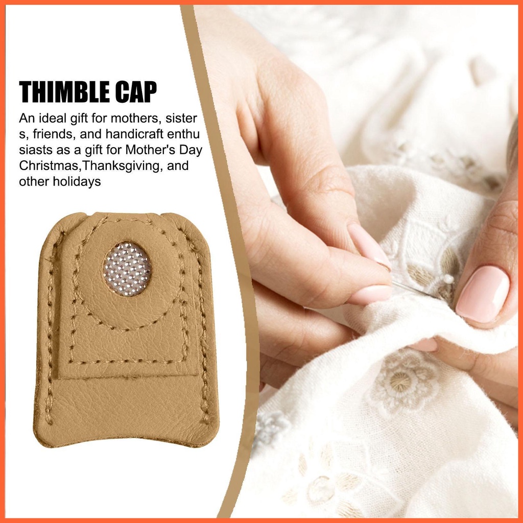 Đệm Da Bảo Vệ Ngón Tay Khi May Vá