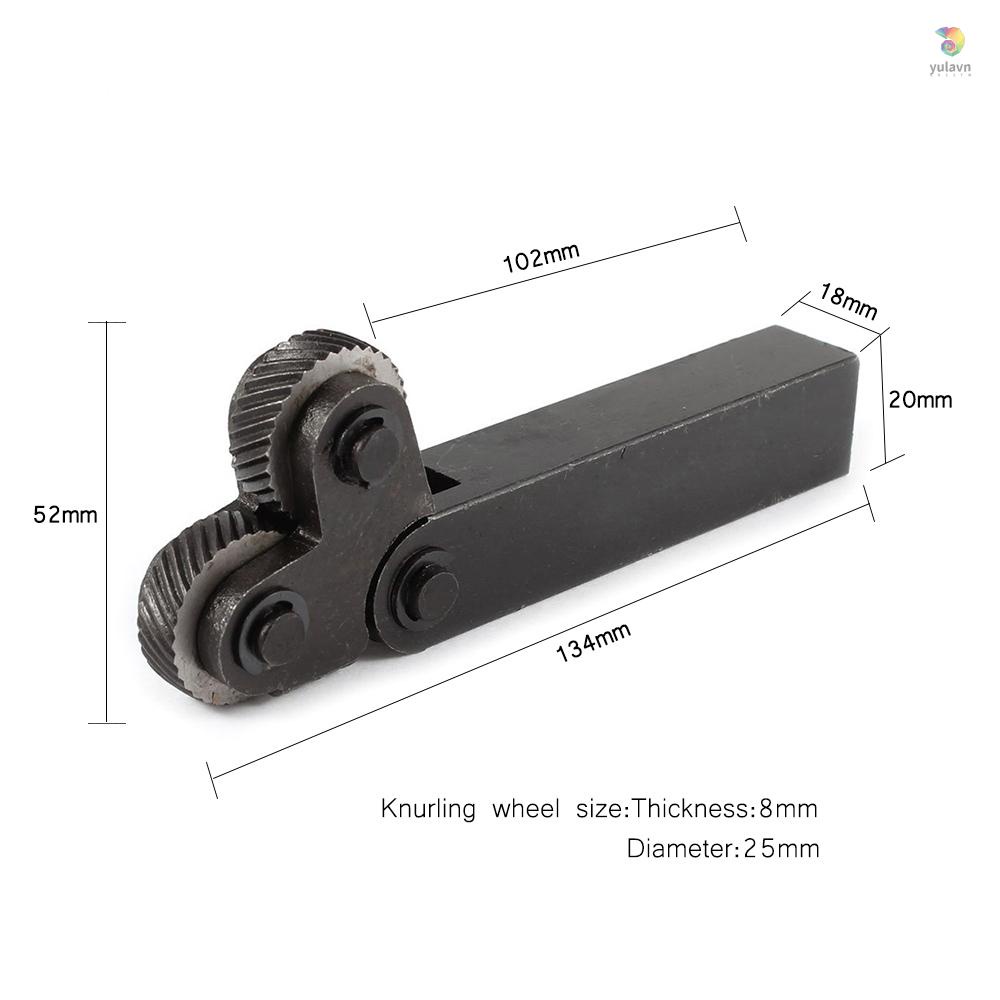 Bộ 7 Dụng Cụ Uốn Tóc Bánh Xe Kép Bằng Thép 0.5mm 1mm 2mm