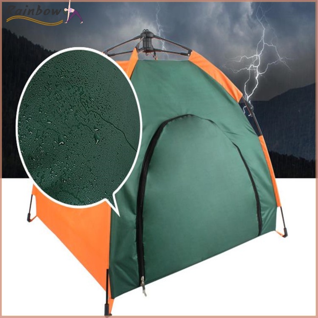 Lều Chống Mưa Nắng Có Dây Kéo Cỡ Lớn Thoải Mái Cho Thú Cưng