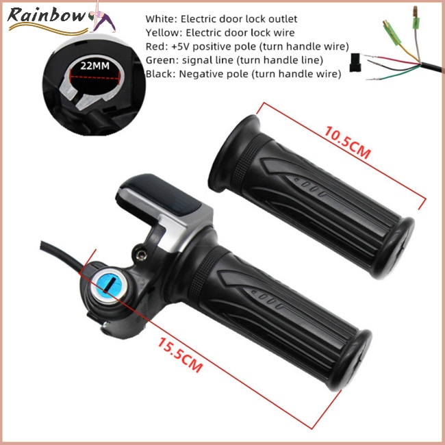 1 Cặp Pin Màn Hình Lcd 36v48v 60v Dày Dặn Có Khóa Chuyên Dụng