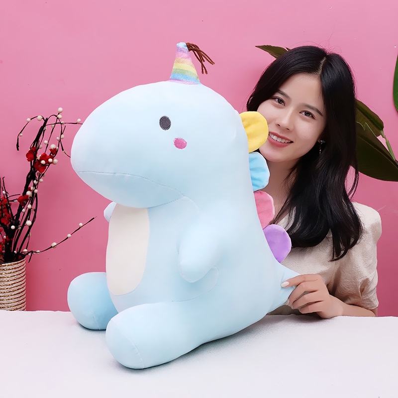 Thú Nhồi Bông Hình Khủng Long Dễ Thương Cho Bé