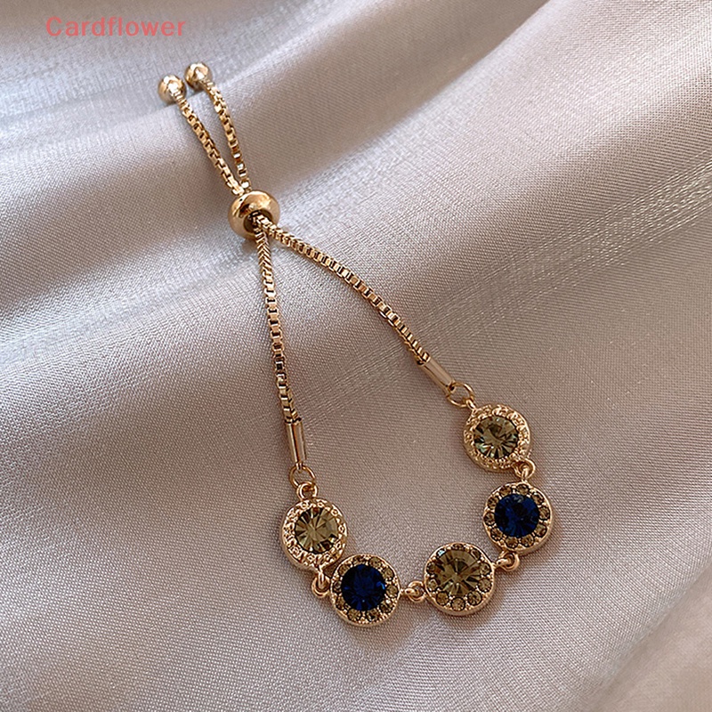 Vòng Tay Nữ Đính Đá Zircon Phong Cách Hàn Quốc Mới