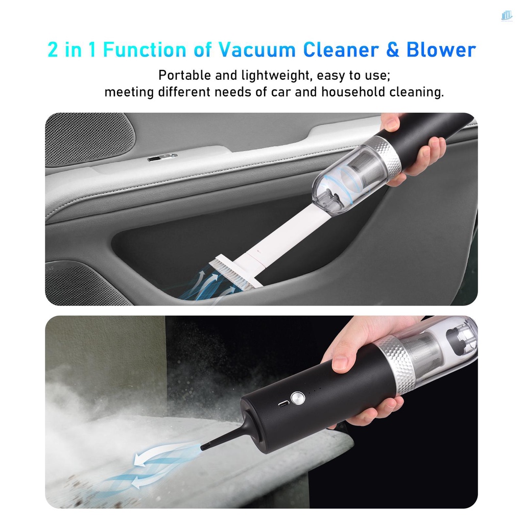 Máy Hút Bụi Chân Không 450Pa 2 Trong 1 Cầm Tay Chuyên Dụng Cho Xe Hơi (S2Vn) 450Pa 2 Trong 1