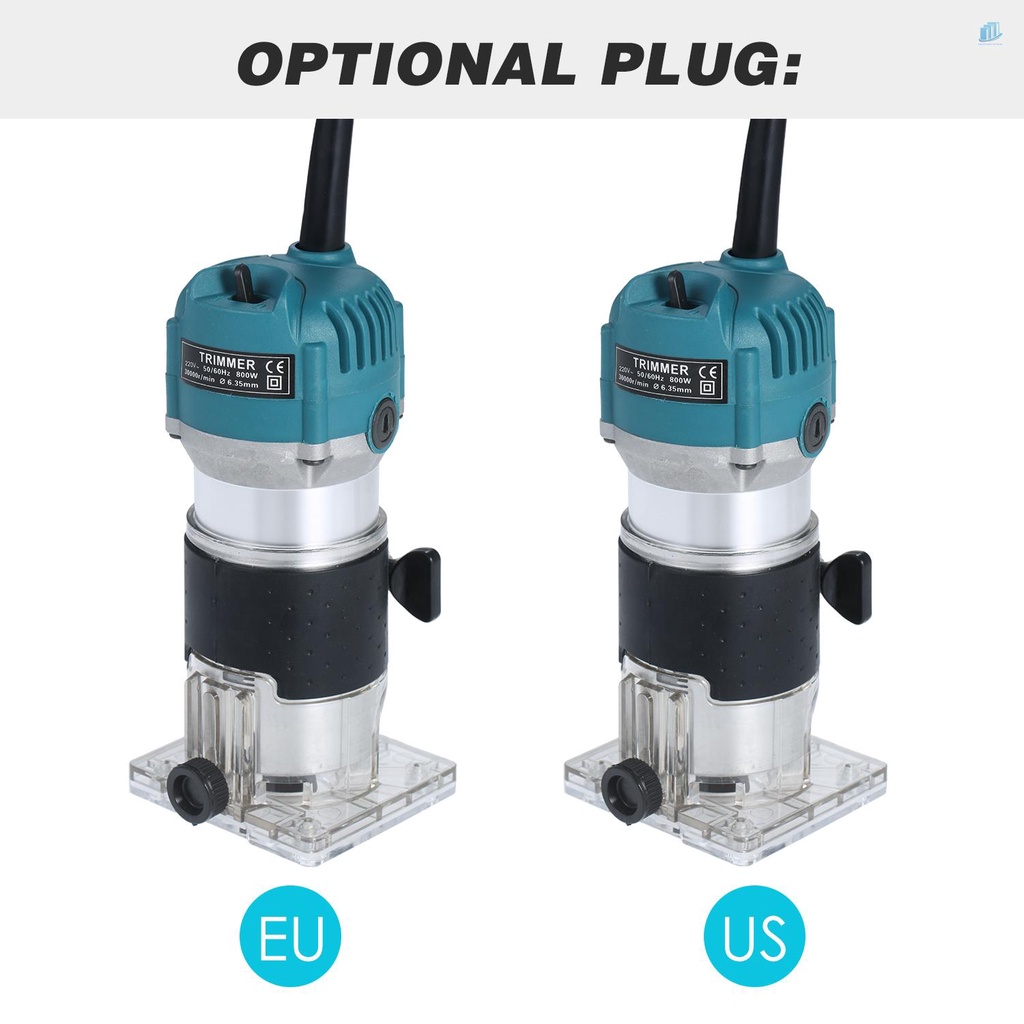 Bộ Định Tuyến Cắt Gỗ Với Đế Trong Suốt 110V 800W 30000r / Phút s2mwvn Chuyên Dụng