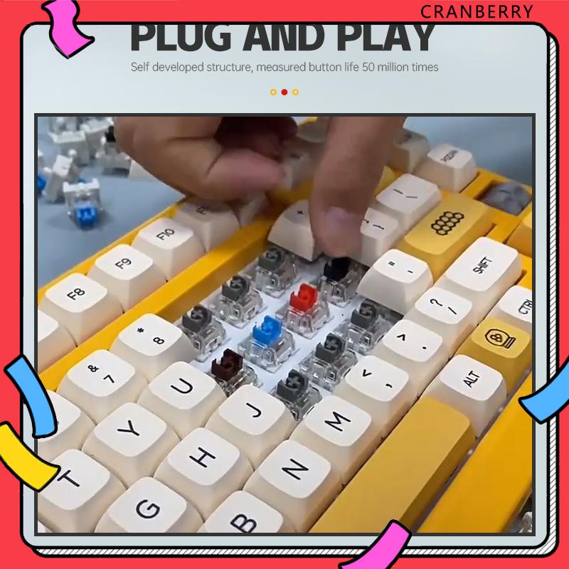 Gateron Pro Switch/Cleam Yellow - RGB/Linear/Tactile/Giá Rẻ Hiệu Năng Cao Dùng Cho Bàn Phím-CY