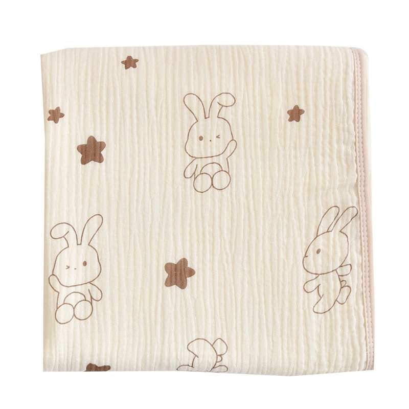 Chăn Quấn Em Bé Chất Liệu Cotton 4 Lớp Tiện Dụng