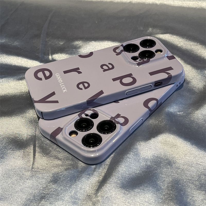 Ốp Điện Thoại Cứng In Chữ Tiếng Anh Đơn Giản Chất Lượng Cao Cho iPhone13 / 14pro118p7 max