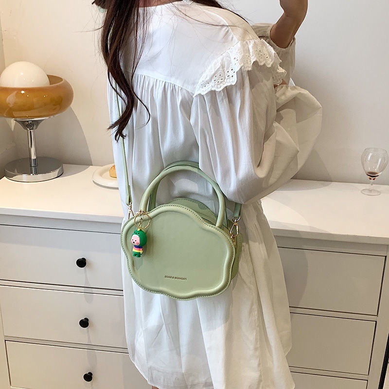 Ielgy Túi Xách Đeo Chéo Hình Đám Mây Đơn Giản Thời Trang Phong Cách niche Cho Nữ