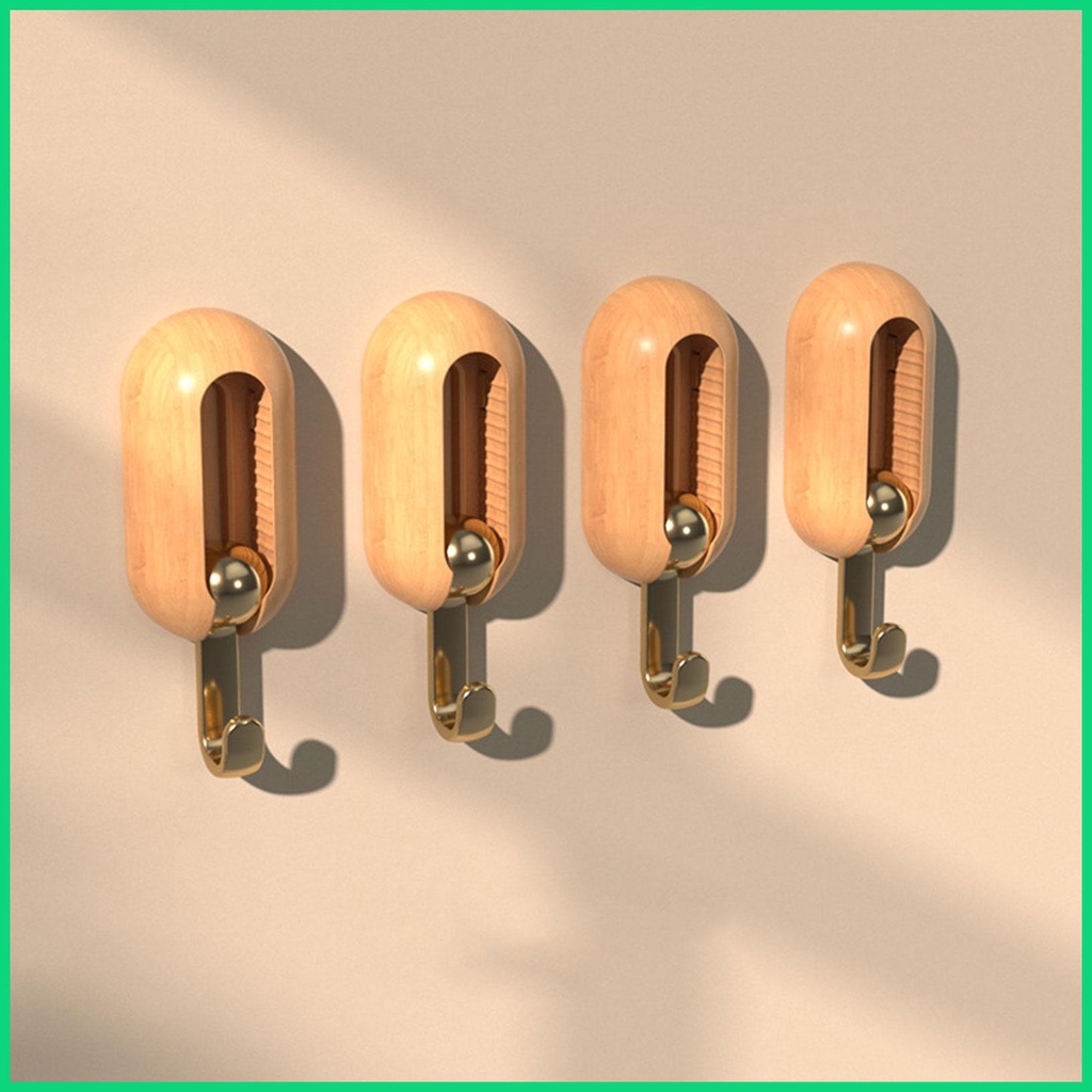 Set 4 Móc Treo Đồ Dán Tường Nhà Tắm Chịu Lực Tốt Chống Thấm Nước Kèm Móc Treo Chắc Chắn