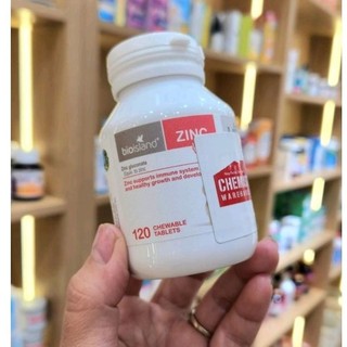 Kẹo kẽm zinc bioisland 120 viên cho bé từ 1 tuổi - xuất xứ úc