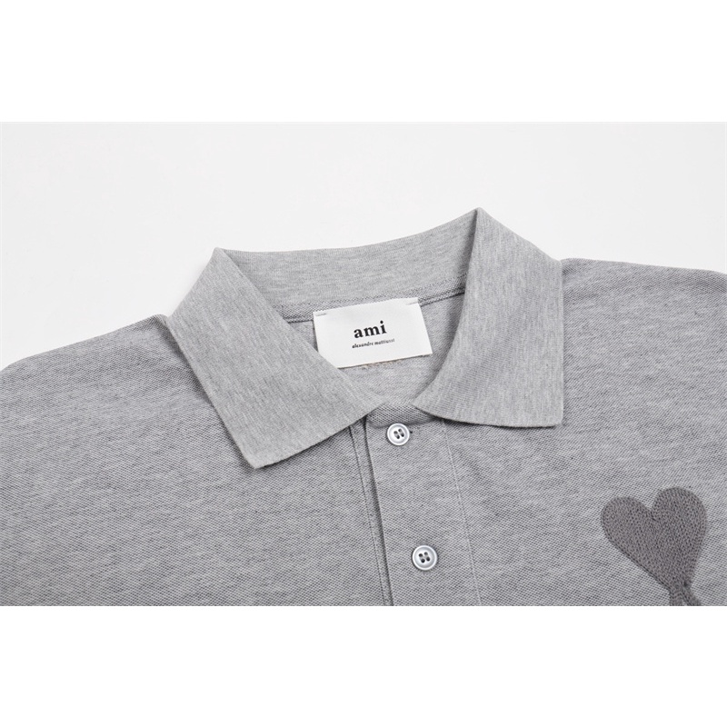 Áo Thun polo Họa Tiết Thêu A-M-I88-Classic Thời Trang Cho Nam Và Nữ
