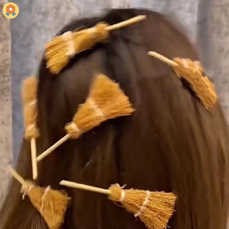 Kẹp Tóc Hình Phù Thủy Mini HYJP2 Cho Búp Bê