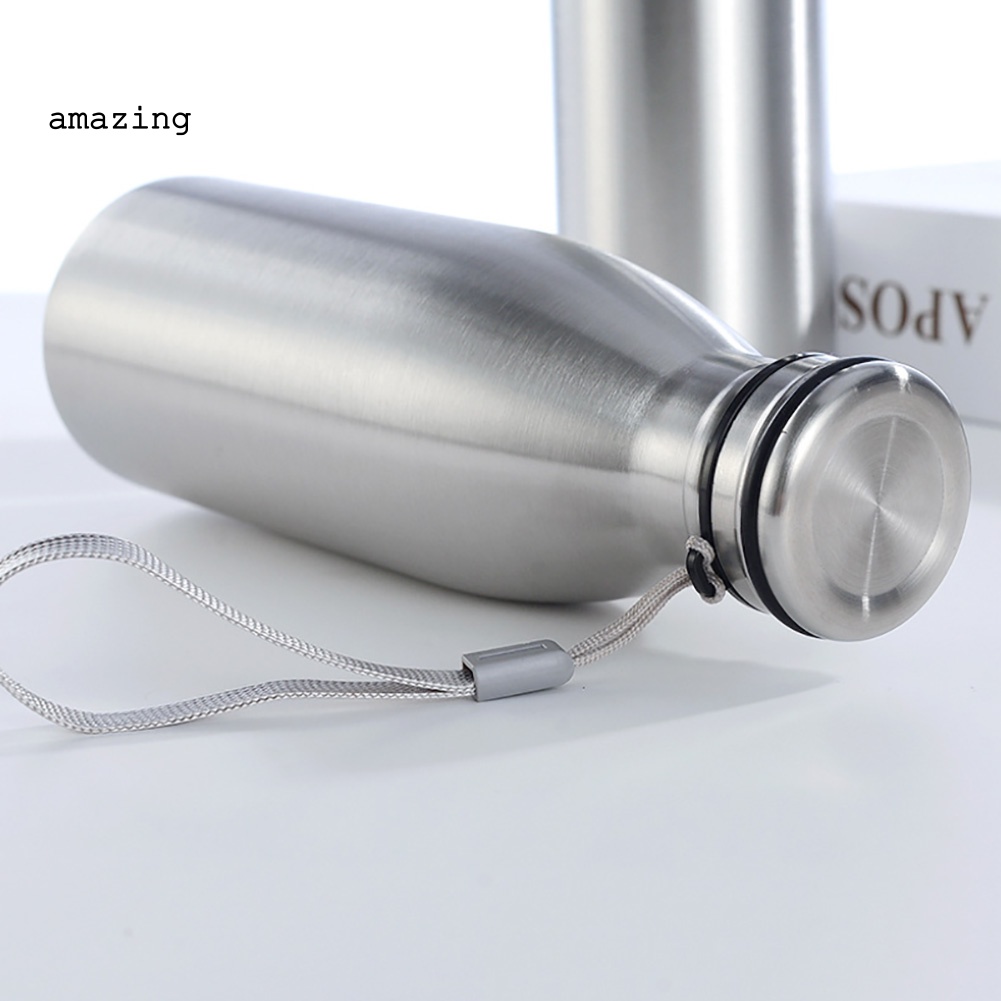 Bình Nước Thể Thao Dung Tích Lớn 650 / 1000ml Bằng Thép Không Gỉ