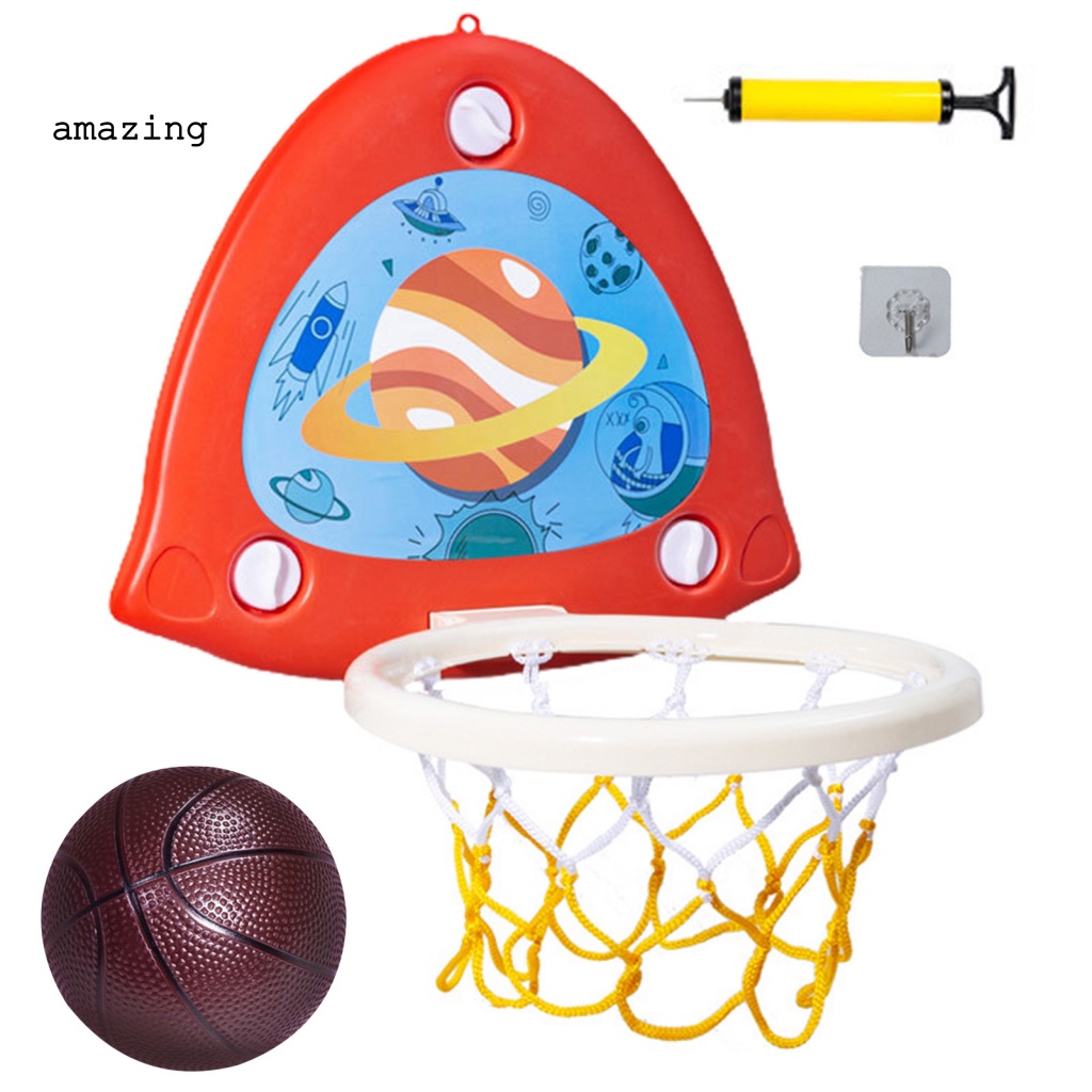 Bộ Vòng Chơi Bóng Rổ Trong Nhà Chống Ăn Mòn Thiết Kế Gấp Gọn Linh Hoạt Cho Bé