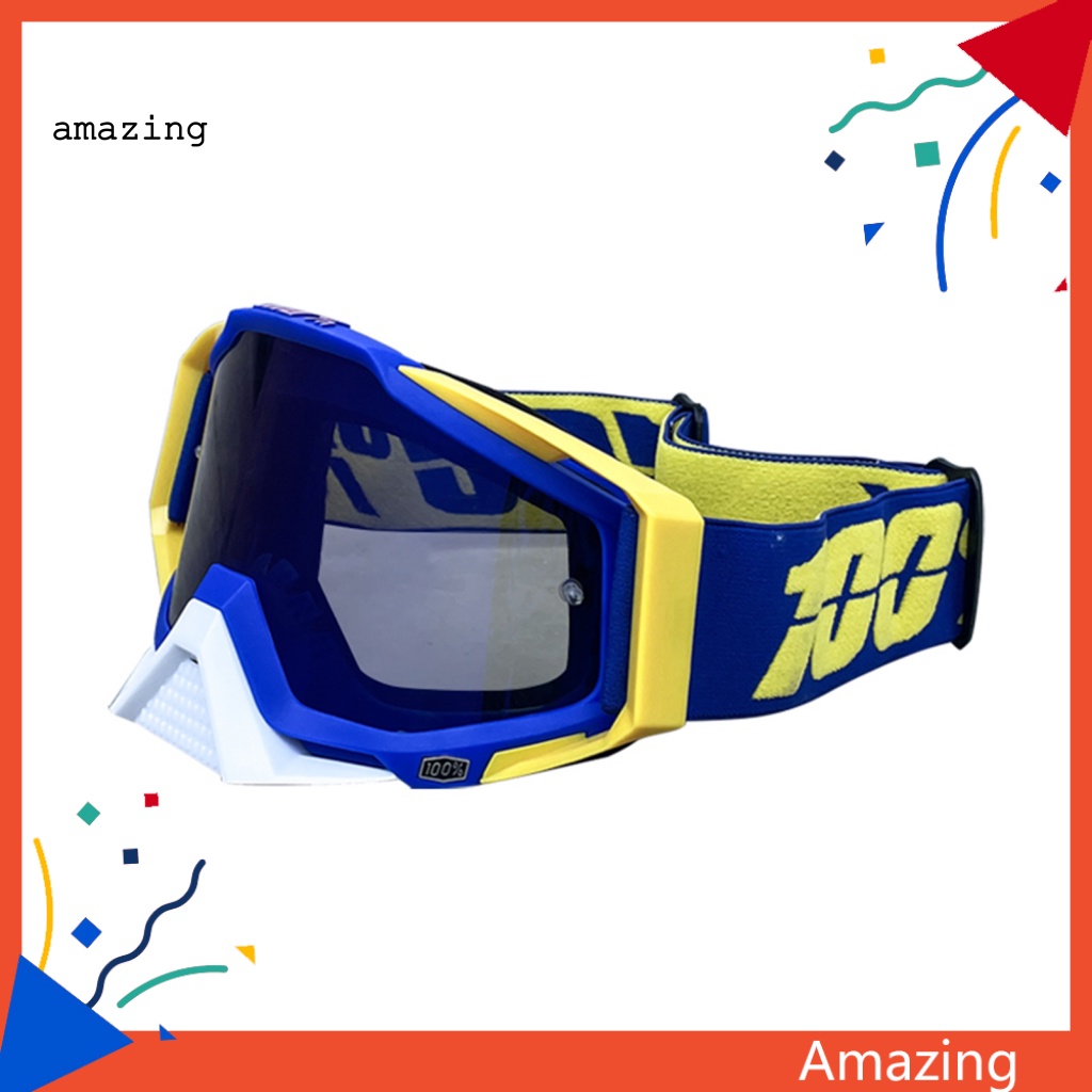 Kính Gắn Nón Bảo Hiểm Xe Máy Chống Tia UV Siêu Nhẹ Kèm Dây Đeo Co Giãn Tiện Dụng