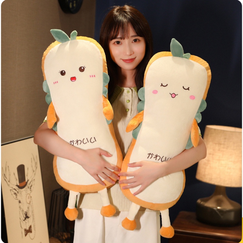Gối Ngủ Hình Bánh Mì Nướng Hoạt Hình Dễ Thương Có Lõi Pinch Độc Lập Tháo Rời Được Làm Quà Tặng Sinh Nhật Cho Trẻ Em
