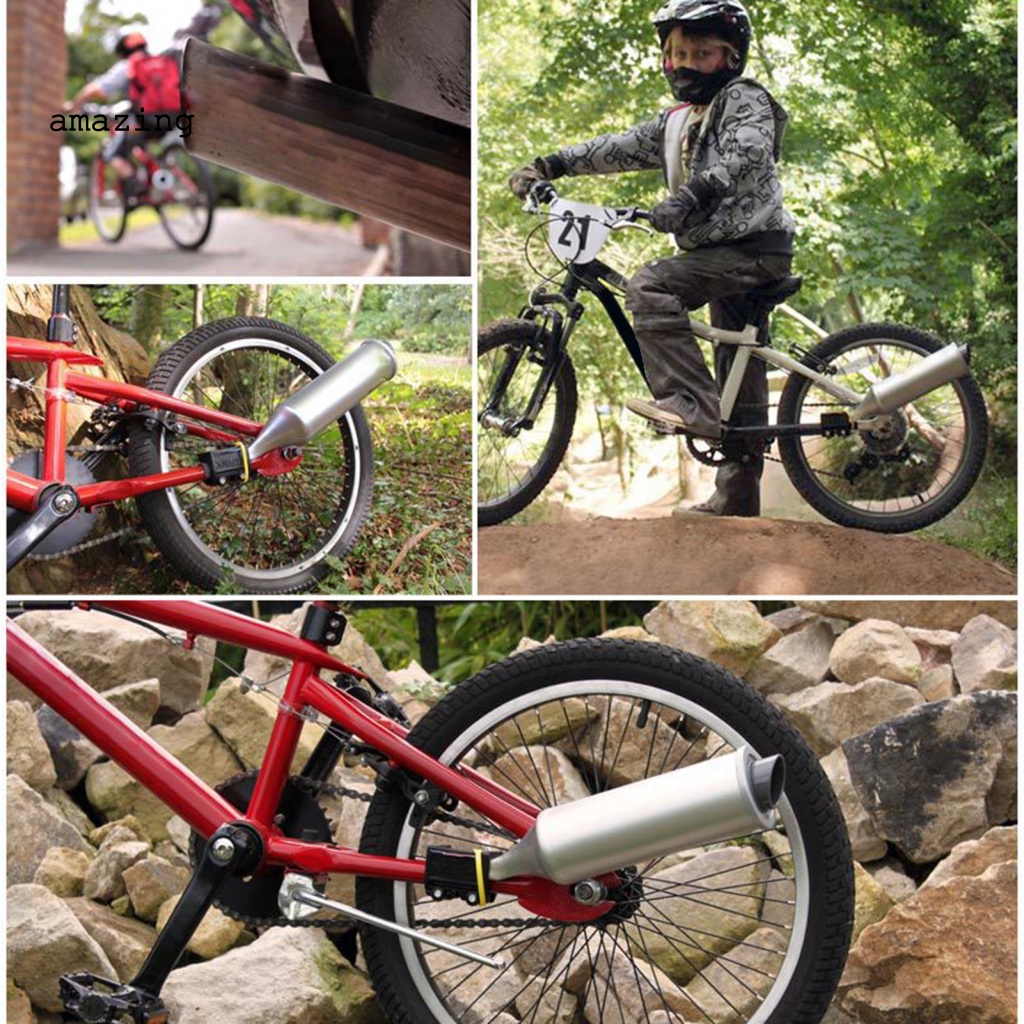 Bộ 6 Ống Pô Xe Đạp / Xe Máy Tạo Hiệu Ứng Âm Thanh Turbo Khác Nhau