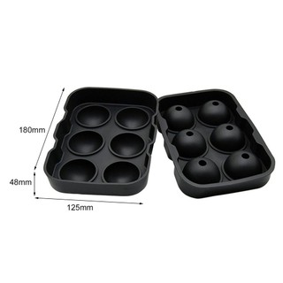 Silicone Ice Cube Trays Sphere Round Ice Ball Maker Large Square Ice Cube Mold