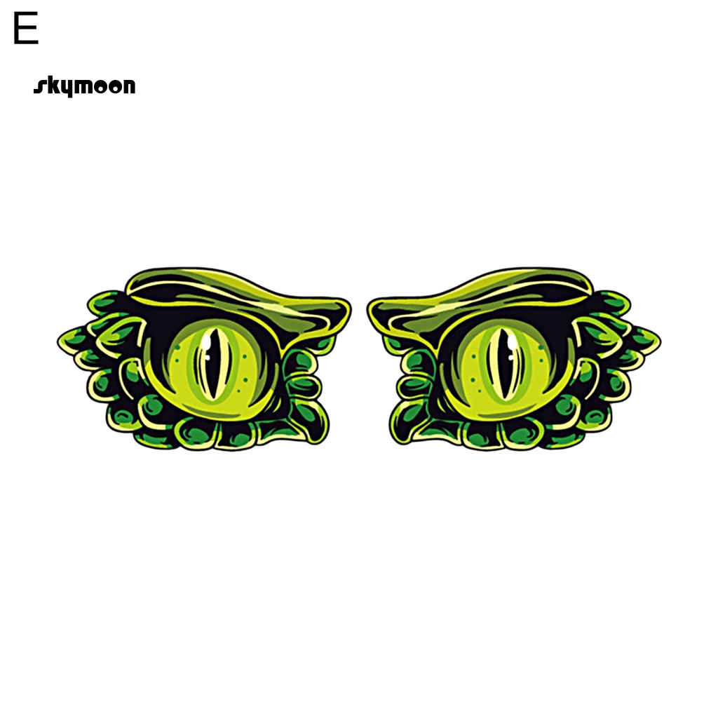 Đề Can Vinyl Dán Xe Hơi / Xe Máy Hình Đôi Mắt Đại Bàng Thân Thiện Với Môi Trường Chống Thấm Nước / Mài Mòn