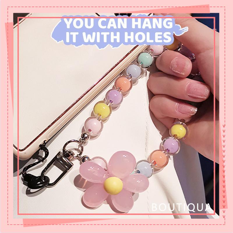Dễ Thương Dây Đeo Điện Thoại Kết Hạt Pha Lê Nhiều Màu Sắc Thủ Công-BA | BigBuy360 - bigbuy360.vn