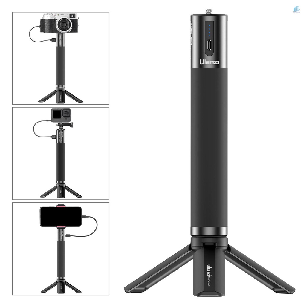 Sạc Dự Phòng smartwatchinone 10000mAh Cổng USB-A &amp; Type-C Có Chân Tripod Mini Tiện Dụng