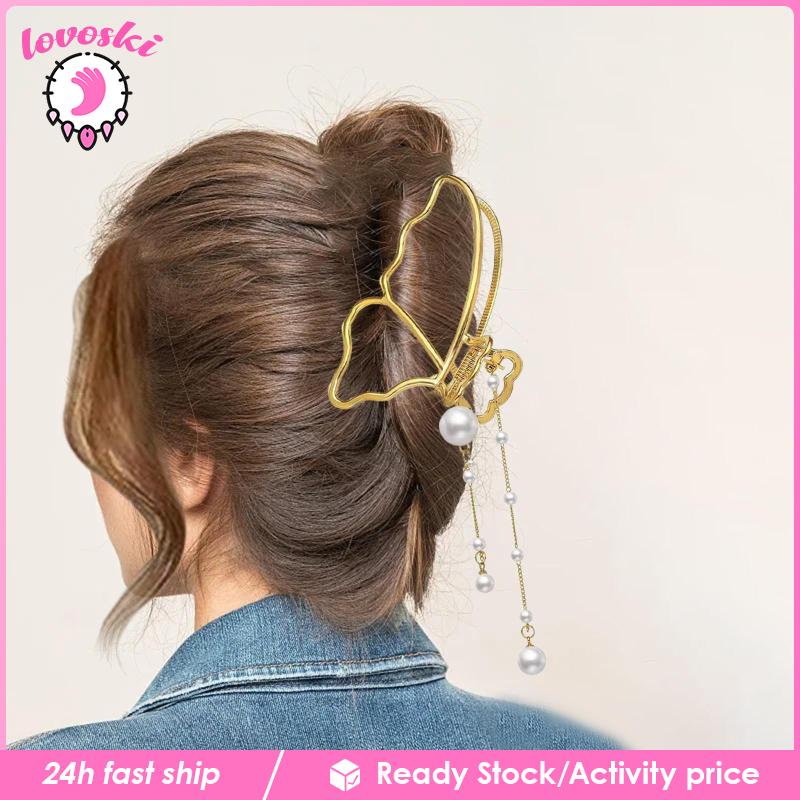 Kẹp Tóc Tua Rua Dài Mỏng Phong Cách Retro Cho Nữ