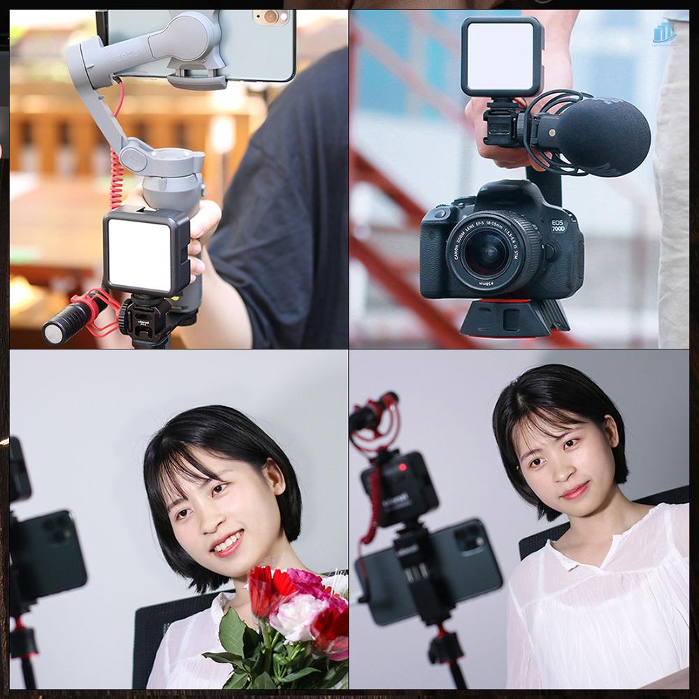 Đèn LED Mini smartwatchinone VL49 6W 5500K CRI95 + Có Thể Sạc Lại Kèm Giá Đỡ Cho Máy Ảnh DSLR