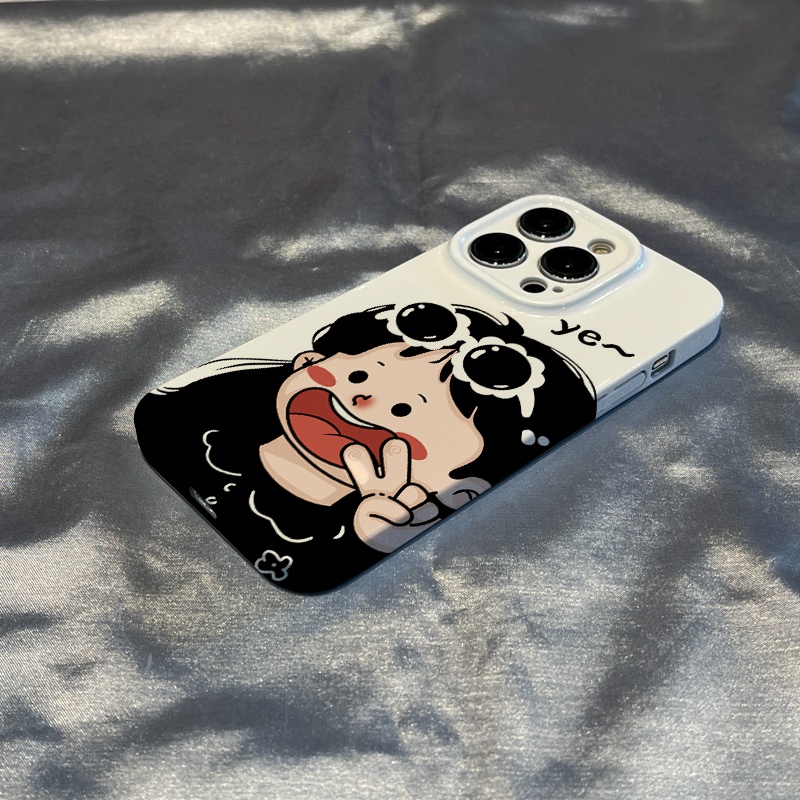 Ốp Điện Thoại Cứng Họa Tiết Happy Boy Độc Đáo Dễ Thương Cho iPhone14 xr12 promax813 / 11x / 14