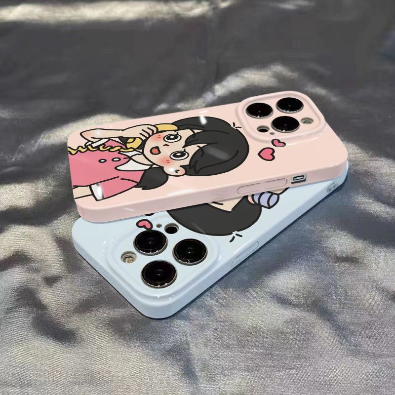 Ốp Điện Thoại Cứng Họa Tiết Hoạt Hình Gấu Dễ Thương Cho iPhone13xs8p 14pro 12max 11