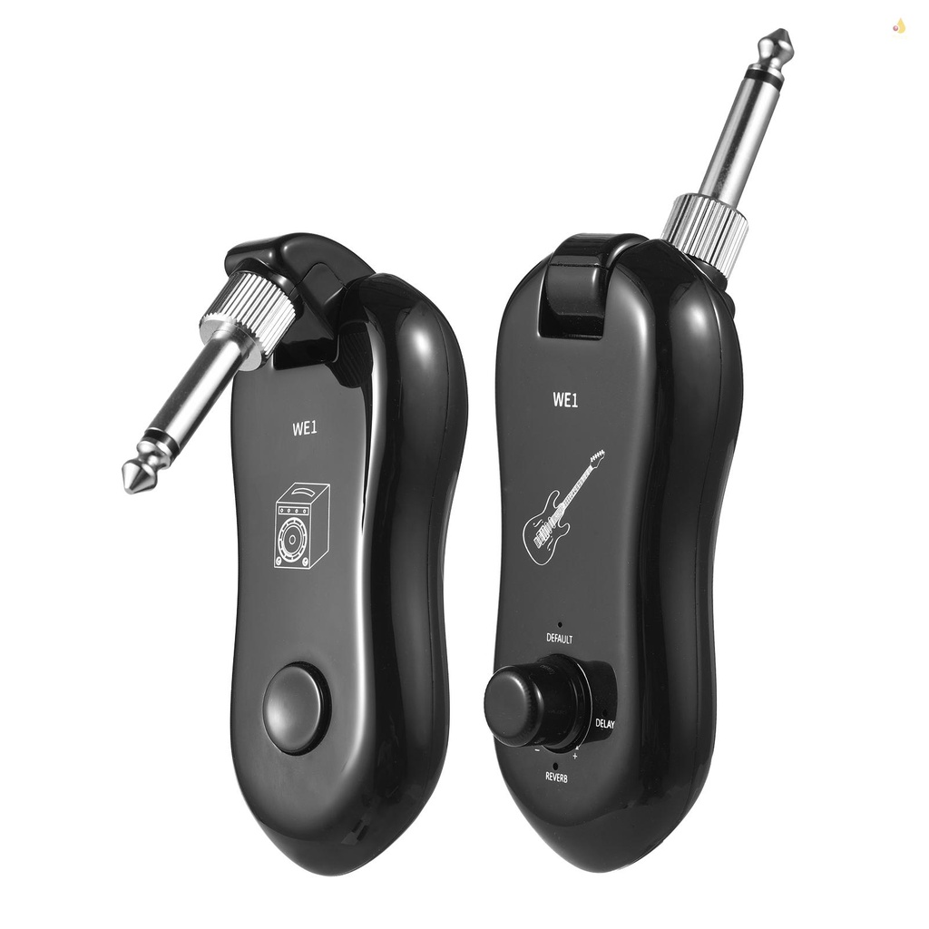 Hệ Thống Đàn Ghi Ta Kỹ Thuật Số Không Dây (Bộ Thu + Nhận) Hỗ Trợ OTG Phạm Vi 50M Tích Hợp Pin 220° Giá Đỡ Điện Thoại Hea Xoay Được Tiện Dụng