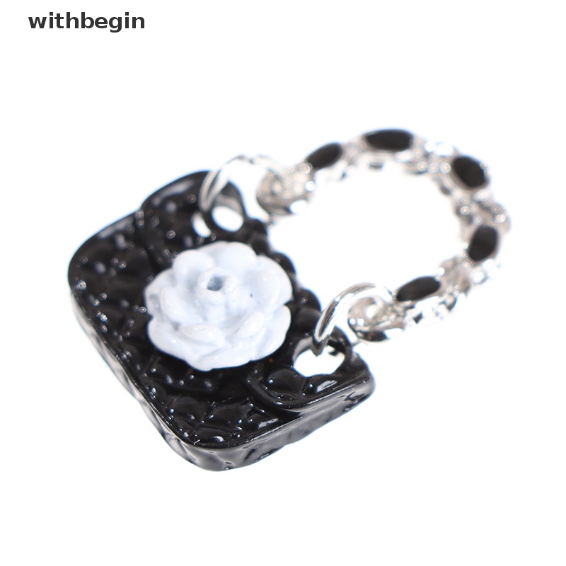 Set 2 Túi Xách Da Đeo Vai Thời Trang Dành Cho Búp Bê 1: 6 1: 12