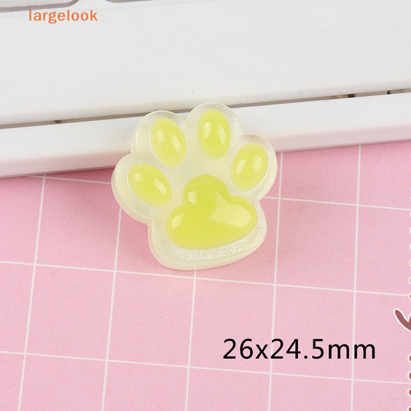 Set 5 Móng Vuốt Mèo Dạ Quang Bằng Resin Resin Màu Sắc Ngẫu Nhiên DIY