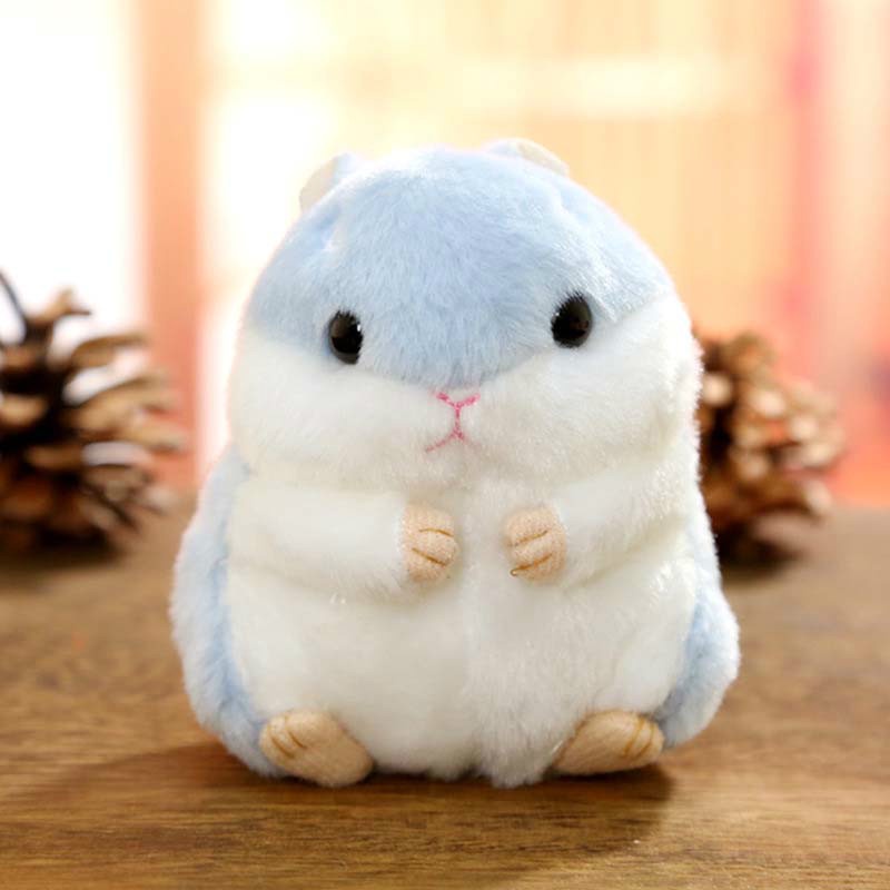 Móc Khóa Chuột Hamster Lông Giả 3 Màu Dễ Thương