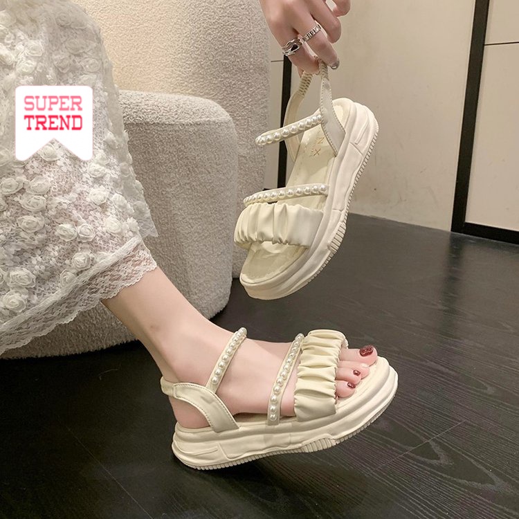 Giày Lười Đế Mềm Cao 4CM Thoải Mái Thời Trang Mùa Hè Cho Nữ