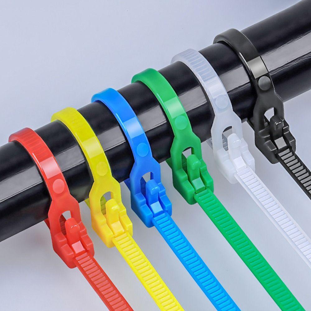 Set 100 Dây Rút Nilon Dùng Để Cố Định Dây Cáp Đa Năng Tiện Dụng